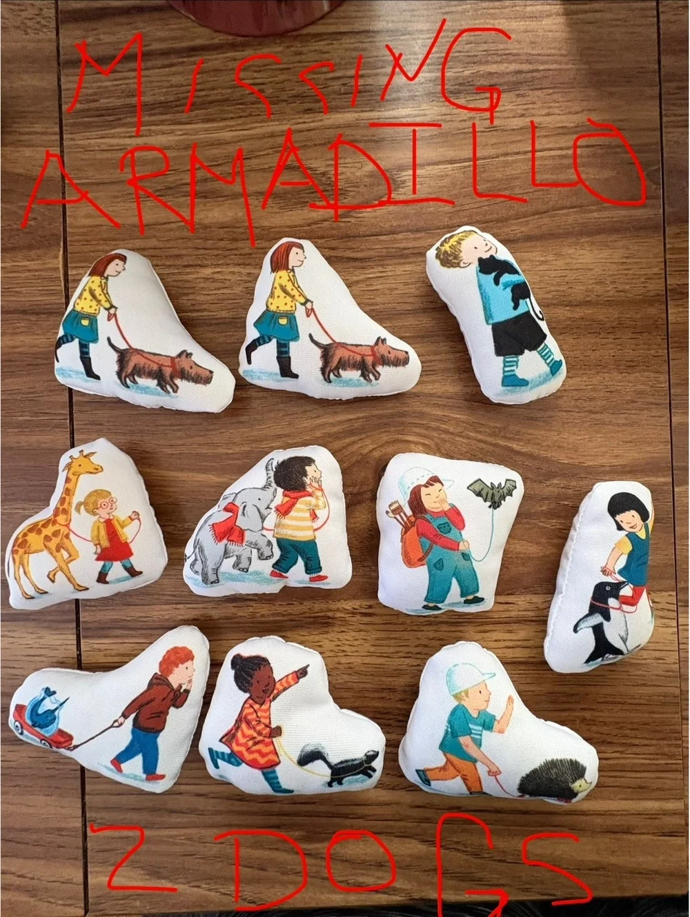 Missing armadillo- social emotional storytelling kit strictly no elephant
